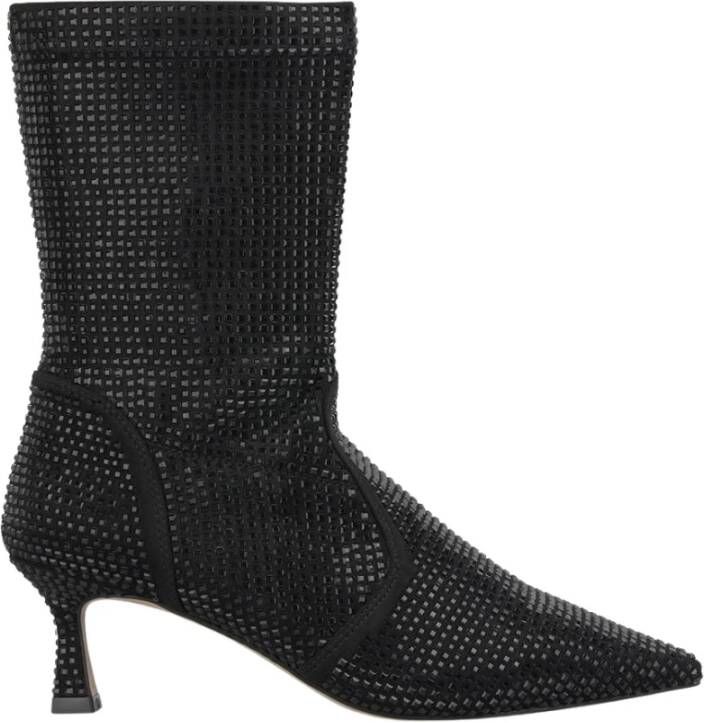 Alma en Pena Kitten heel bootie Black Dames