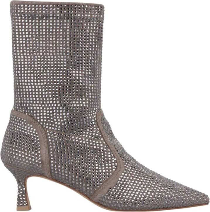 Alma en Pena Kitten heel bootie Gray Dames