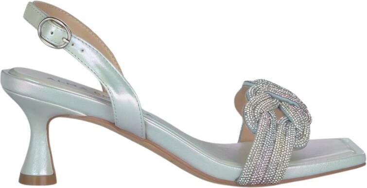 Alma en Pena Knotted Band Heeled Sandal Blue Dames