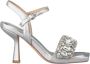 Alma en Pena Kristal Detail Hak Sandaal Gray Dames - Thumbnail 1