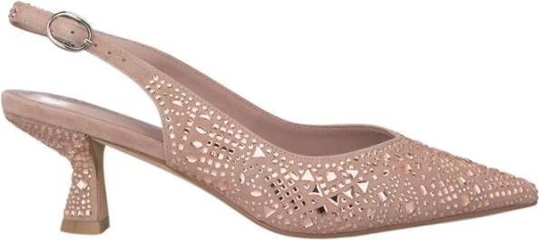 Alma en Pena Kristal Kitten Heel Schoen Pink Dames