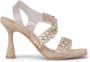 Alma en Pena Kristalband Sandaal Beige Dames - Thumbnail 1