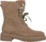 Alma en Pena Leren Veterschoenen Enkellaarsjes Brown Dames - Thumbnail 1