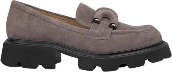 Alma en Pena Loafer met platformdetail Gray Dames