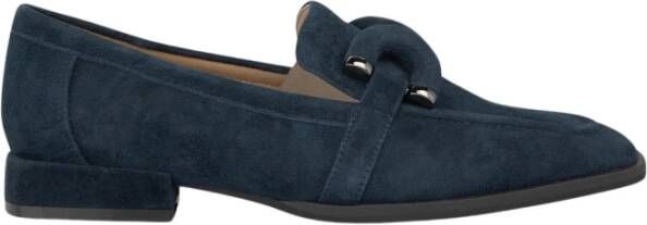 Alma en Pena Metalen Detail Mocassin Blue Dames