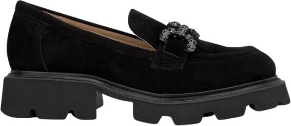 Alma en Pena Mocassin zoolspoor Black Dames