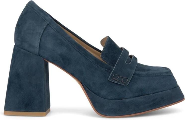 Alma en Pena Plateauhak schoen Blue Dames