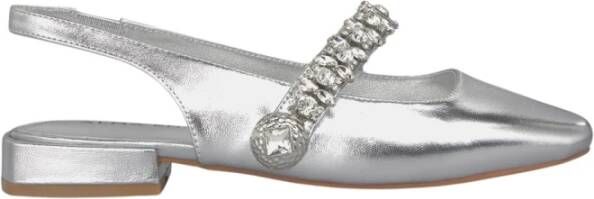 Alma en Pena Platte schoen met strass Gray Dames