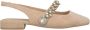 Alma en Pena Platte schoenen met strass Beige Dames - Thumbnail 1