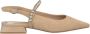 Alma en Pena Platte Slingback Schoen met Kristallen Beige Dames - Thumbnail 1