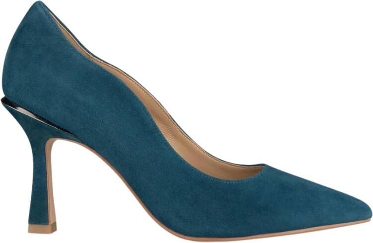 Alma en Pena Pumps met Puntige Neus en Stiletto Hakken Blue Dames