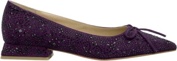 Alma en Pena Puntige neus ballerina Purple Dames