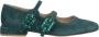 Alma en Pena Rhinestone Ballerina Flats Green Dames - Thumbnail 1