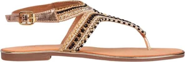 Alma en Pena Rhinestone Flat Sandal Multicolor Dames