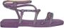 Alma en Pena Rhinestone Flat Sandal Purple Dames - Thumbnail 1