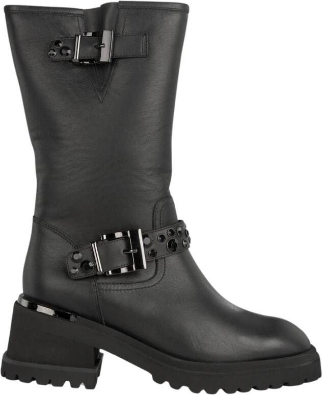 Alma en Pena Rhinestone Half-Boot Black Dames