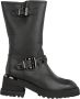 Alma en Pena Rhinestone Half-Boot Black Dames - Thumbnail 1