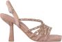 Alma en Pena Rhinestone Heel Sandaalbanden Pink Dames - Thumbnail 1