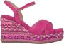 Alma en Pena Rhinestone Sleehak Sandaal Pink Dames - Thumbnail 1