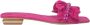 Alma en Pena Ruffled Flat Sandal Pink Dames - Thumbnail 1