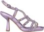 Alma en Pena Sandaal met Strass Details Purple Dames - Thumbnail 1