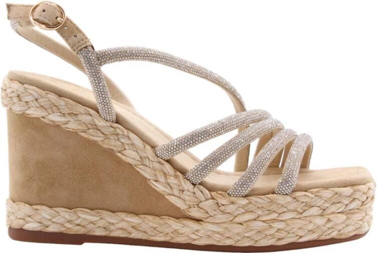 Alma en Pena Beige Sandalen voor Zomer Outfits Beige Dames