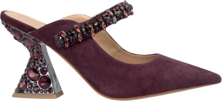 Alma en Pena Schoenen met hakken trechter Red Dames