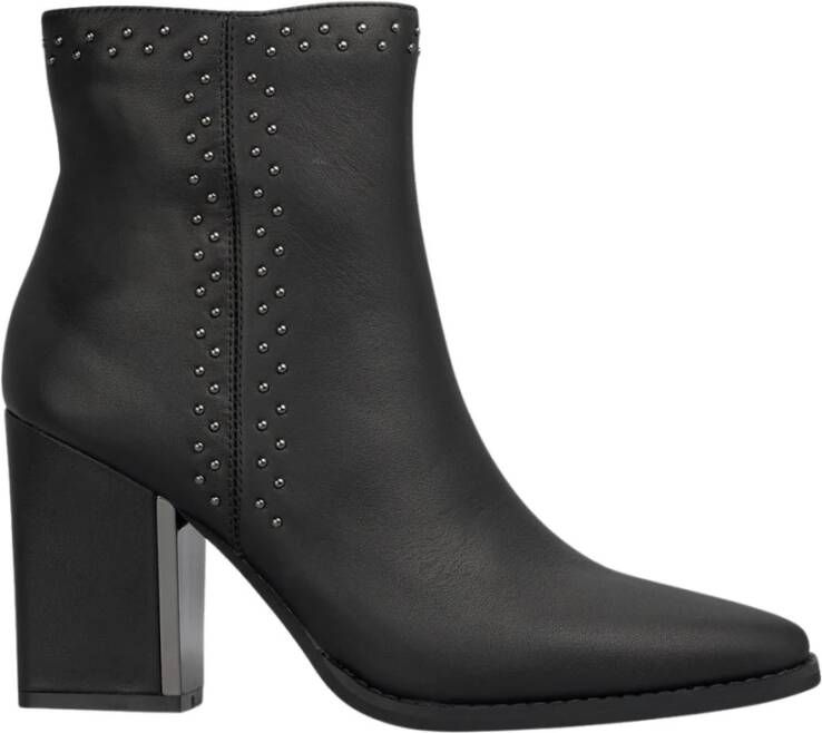 Alma en Pena Side zip studded bootie Black Dames