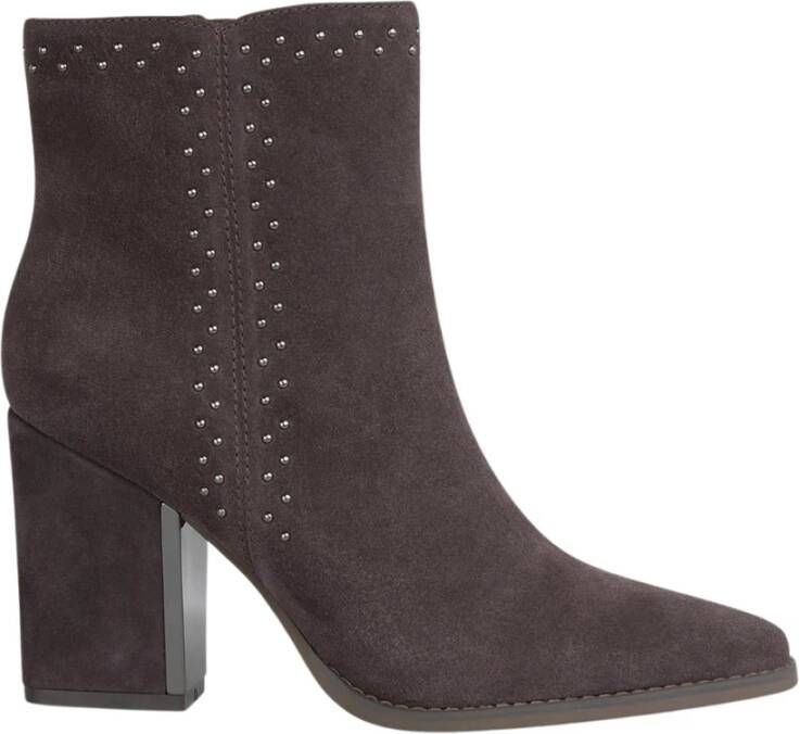 Alma en Pena Side zip studded bootie Gray Dames