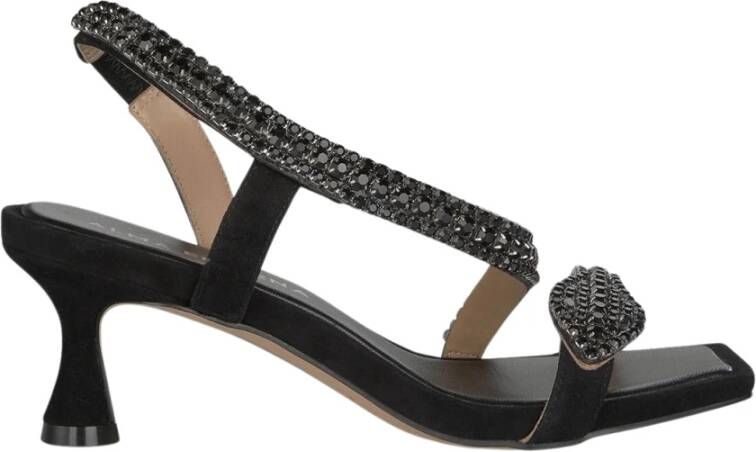 Alma en Pena Slangehak Sandalen met Versierde Band Black Dames