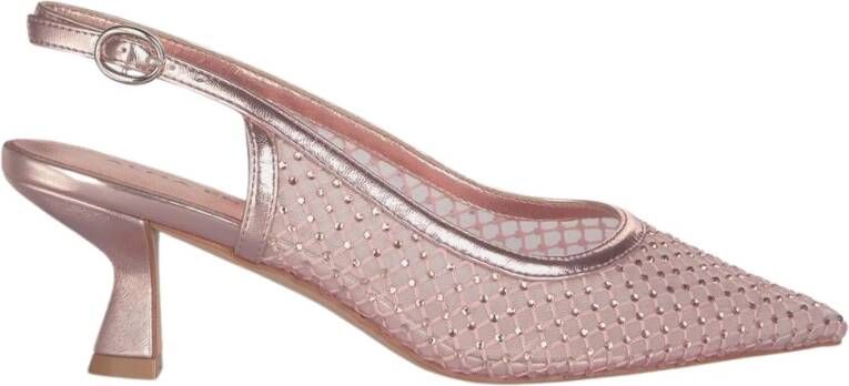 Alma en Pena Sprankelende Kitten Heel Schoen Pink Dames