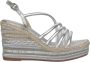 Alma en Pena Sprankelende Sleehak Sandalen Gray Dames - Thumbnail 1