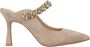 Alma en Pena Stijlvolle muiltjes met strass detail Beige Dames - Thumbnail 1