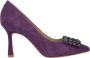 Alma en Pena Stiletto hakschoen met ornament Purple Dames - Thumbnail 1