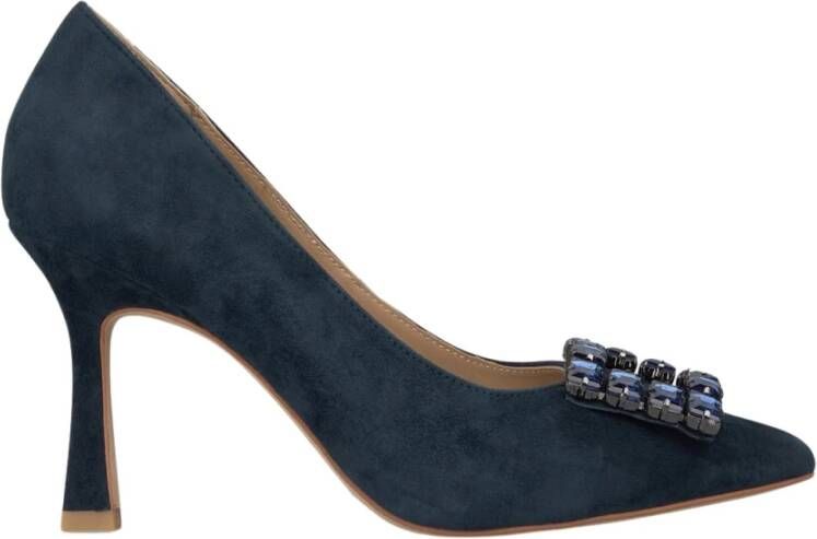 Alma en Pena Stiletto hoge hak schoen met ornament Blue Dames