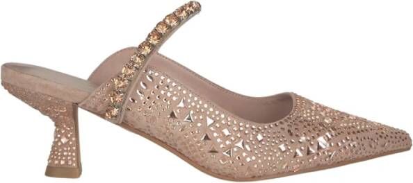 Alma en Pena Stiletto Schoen met Fonkelend Detail Pink Dames