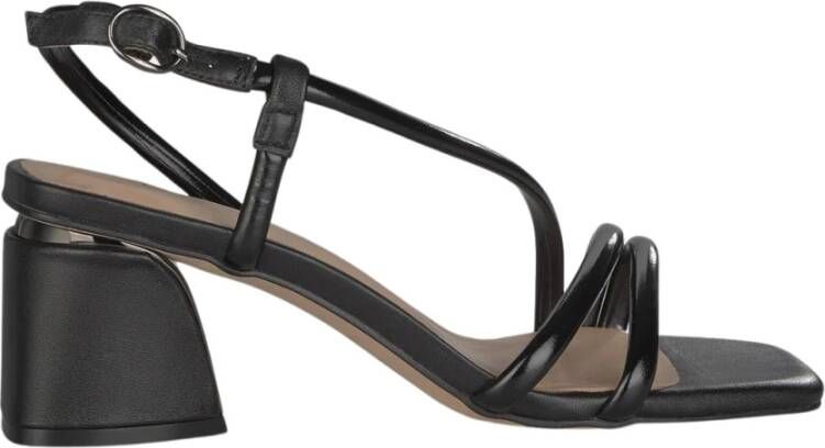 Alma en Pena Strappy Square Heel Sandal Black Dames