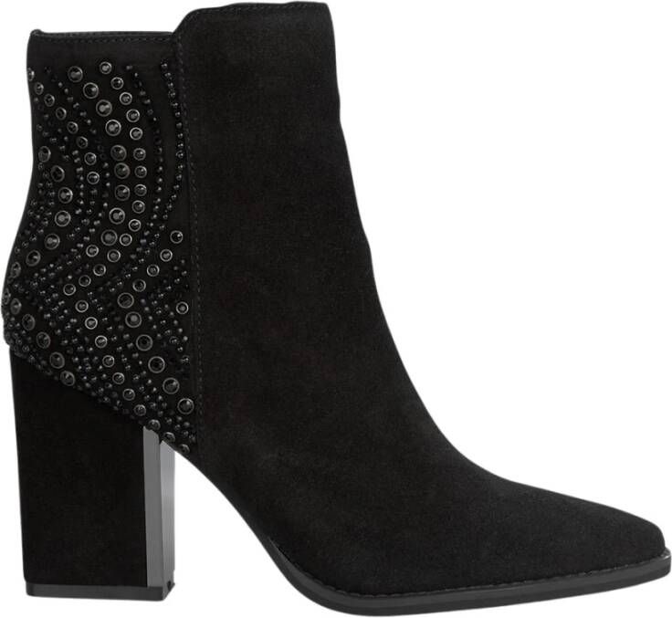 Alma en Pena Studded design bootie Black Dames