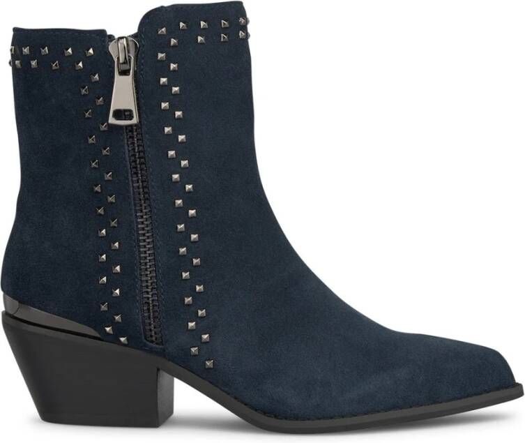 Alma en Pena Studded enkellaarzen Blue Dames