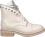 Alma en Pena Studded Lace-Up Ankle Boot White Dames - Thumbnail 1