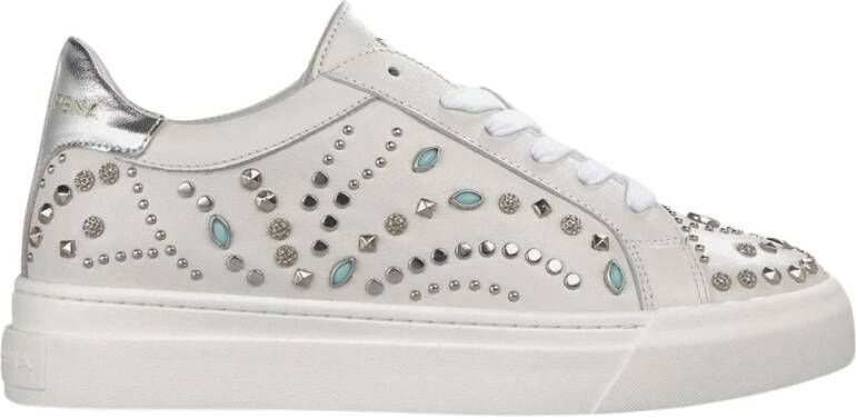 Alma en Pena Studded Leren Sneaker Multicolor Dames