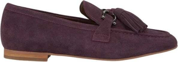 Alma en Pena Tassel Loafer Platte Schoen Purple Dames