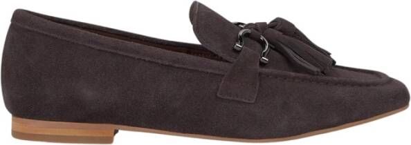 Alma en Pena Tassel Loafers Brown Dames