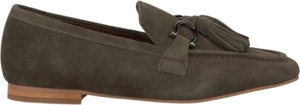 Alma en Pena Tassel Loafers Green Dames