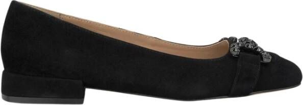 Alma en Pena Versierde Ballerina Flats Black Dames