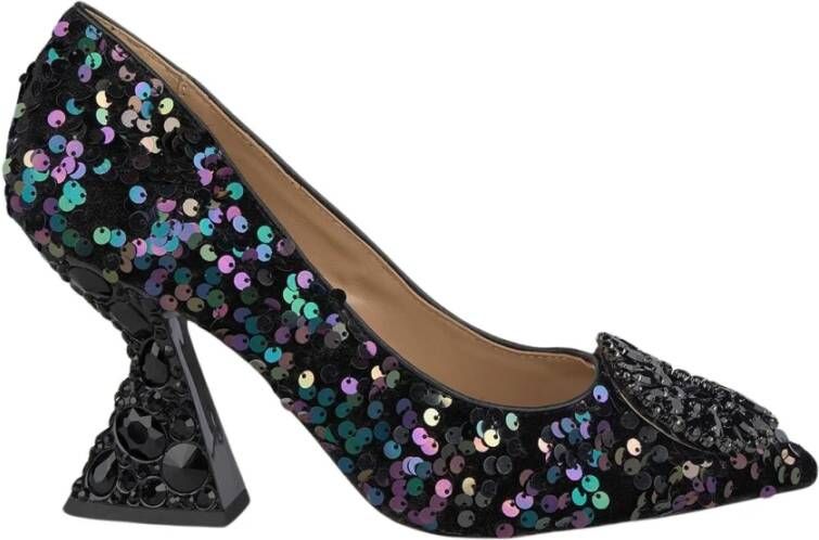 Alma en Pena Versierde Leren Brogue Pumps Multicolor Dames