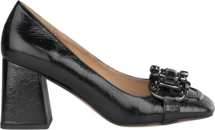 Alma en Pena Versierde stijgbeugel pumps Black Dames