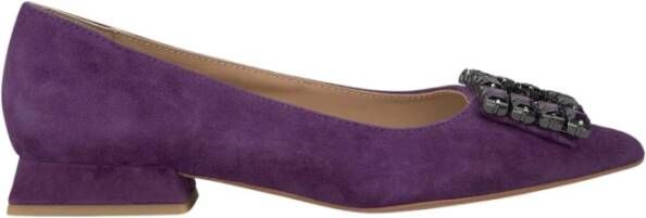 Alma en Pena Vierkante ballerina ornament Purple Dames