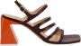 ALOHAS Aubrey Leren Sandalen Brown Dames - Thumbnail 1