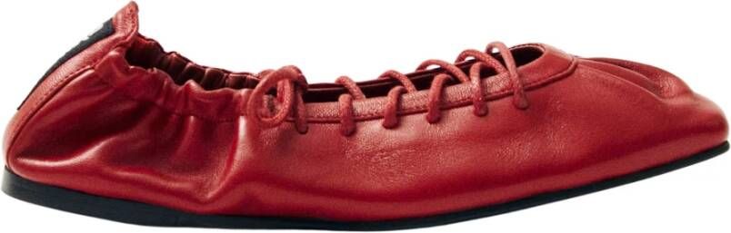 ALOHAS Aureline Rode Leren Ballet Flats Red Dames